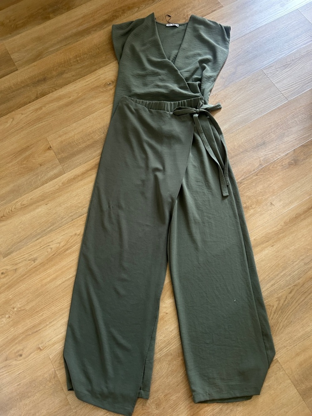 Olive pant and top set